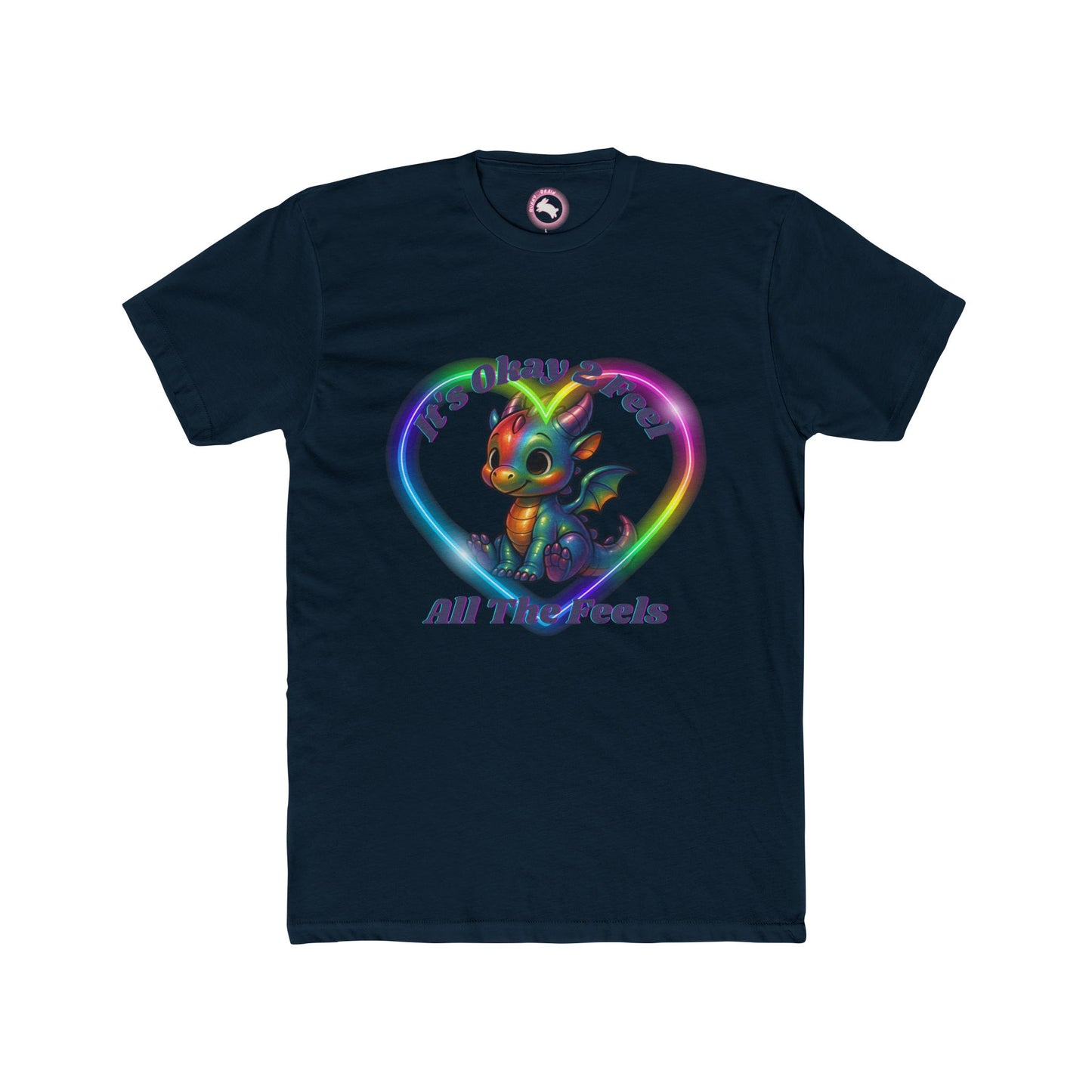 Rainbow Dragon Feelings Tee - Emotional Support Shirt