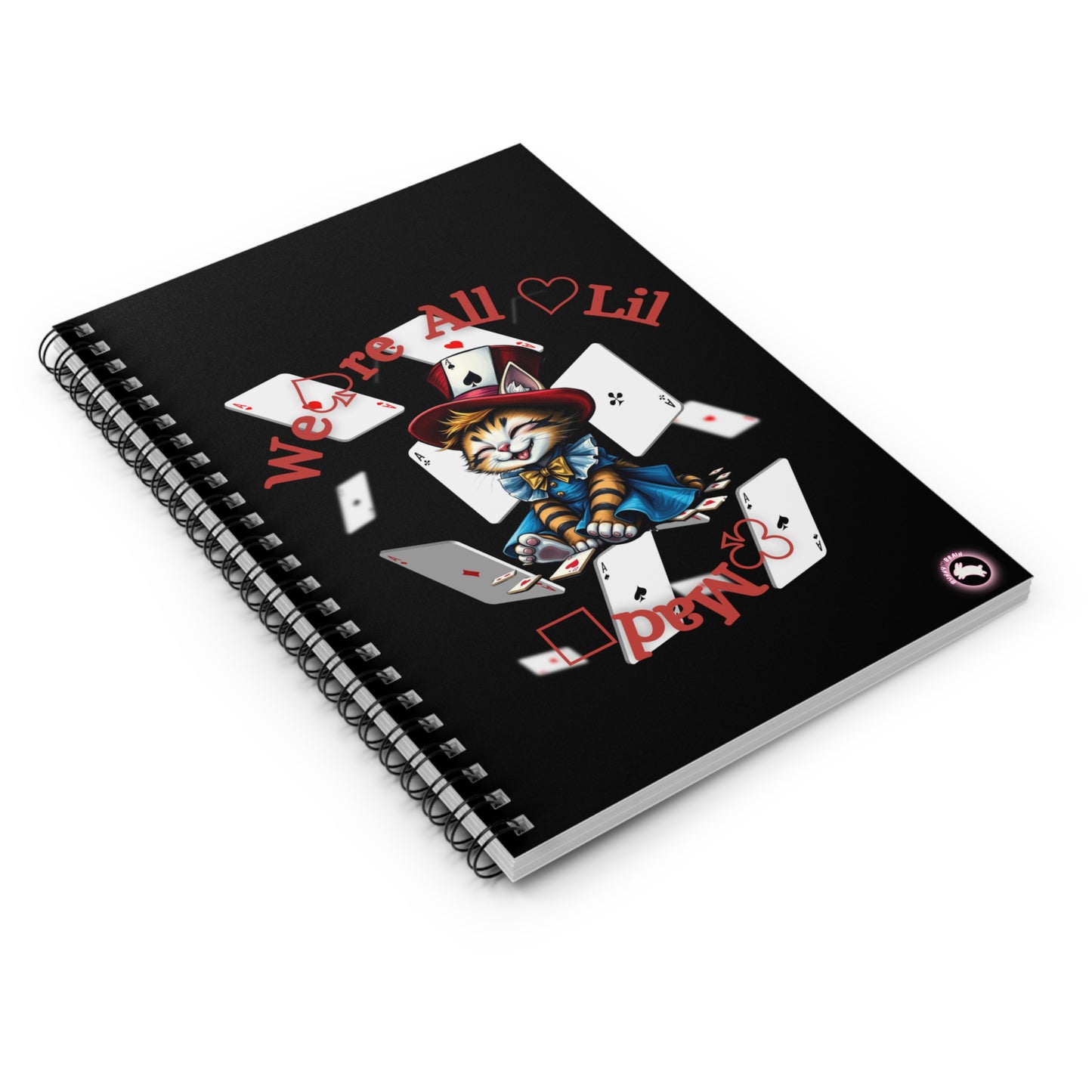 We're All Alil Mad Spiral Notebook