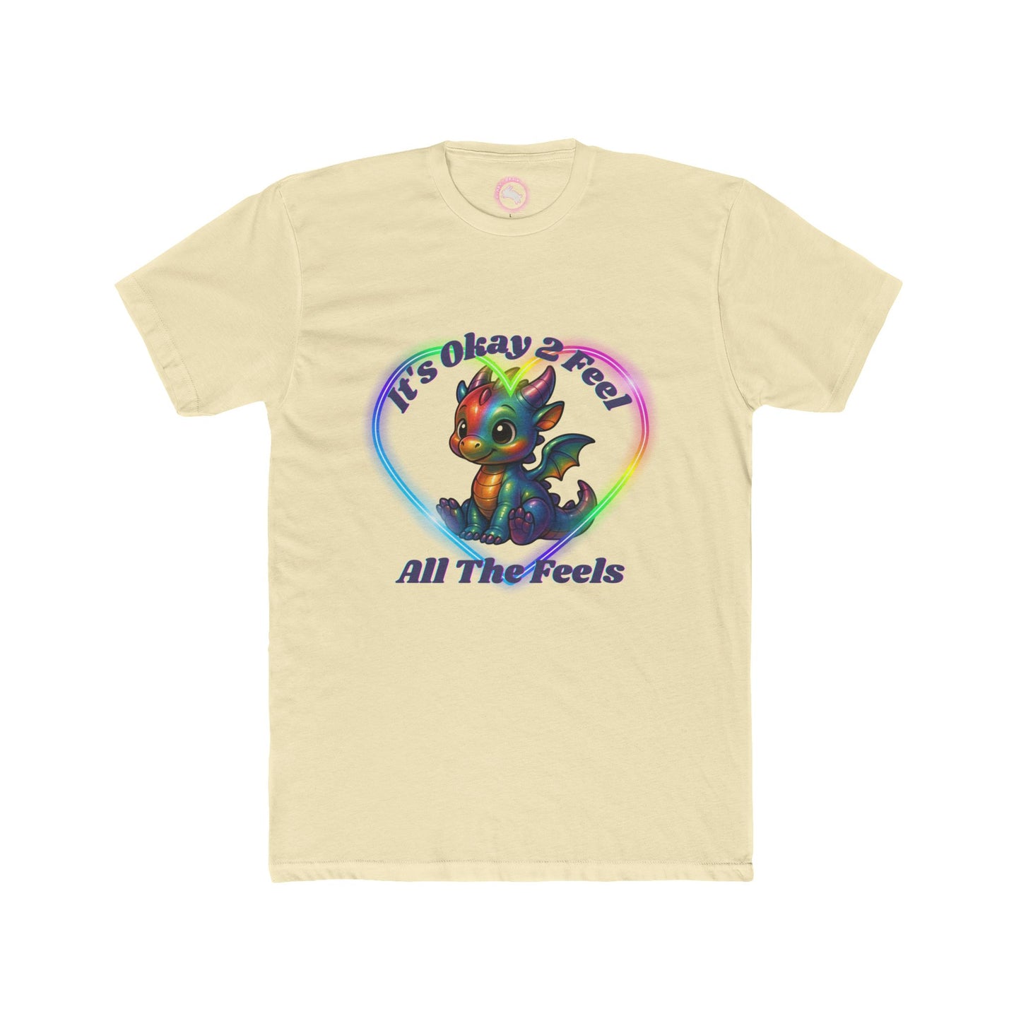 Rainbow Dragon Feelings Tee - Emotional Support Shirt