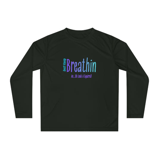 "Just Breathe" Anxiety + ADHD Awareness Long Sleeve