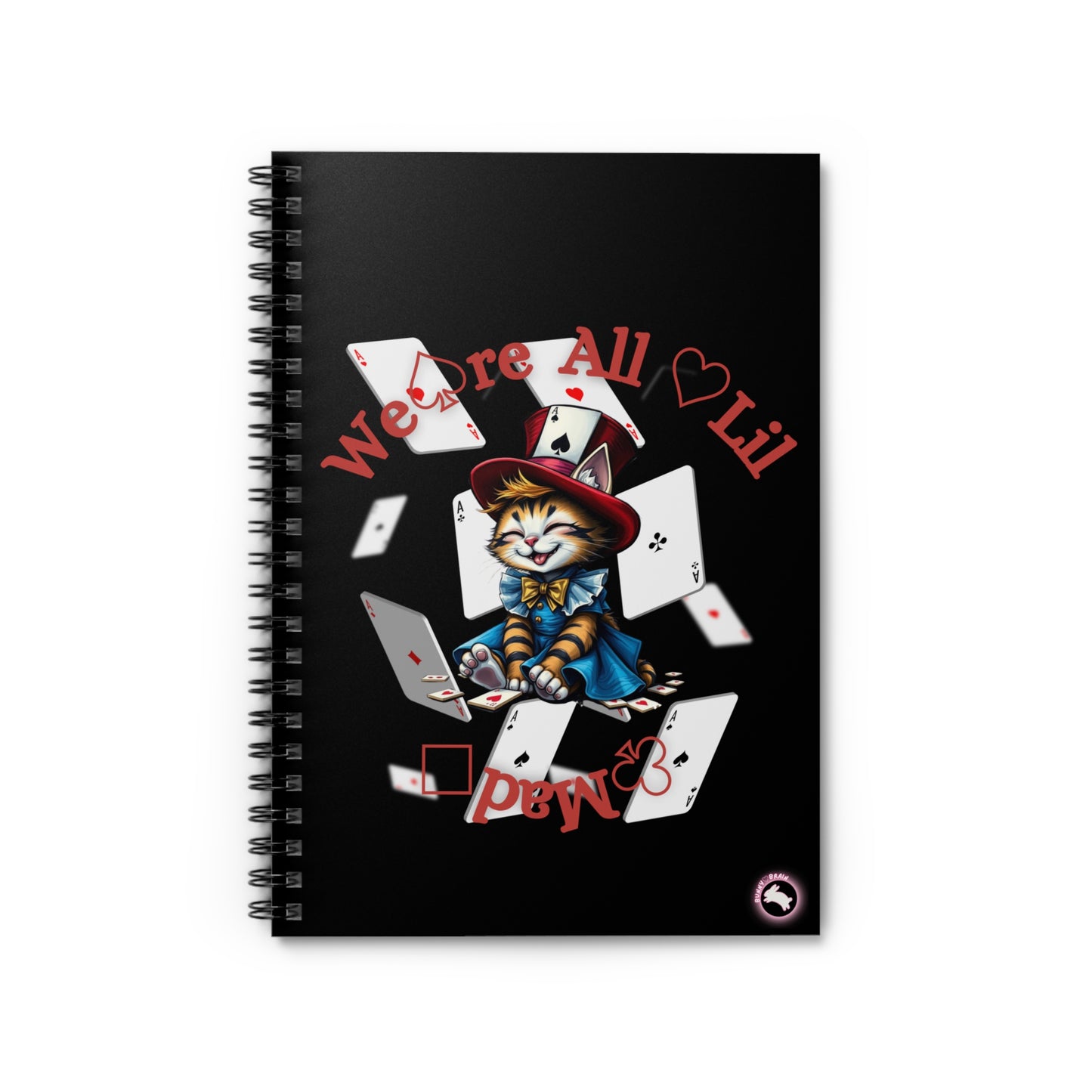 We're All Alil Mad Spiral Notebook