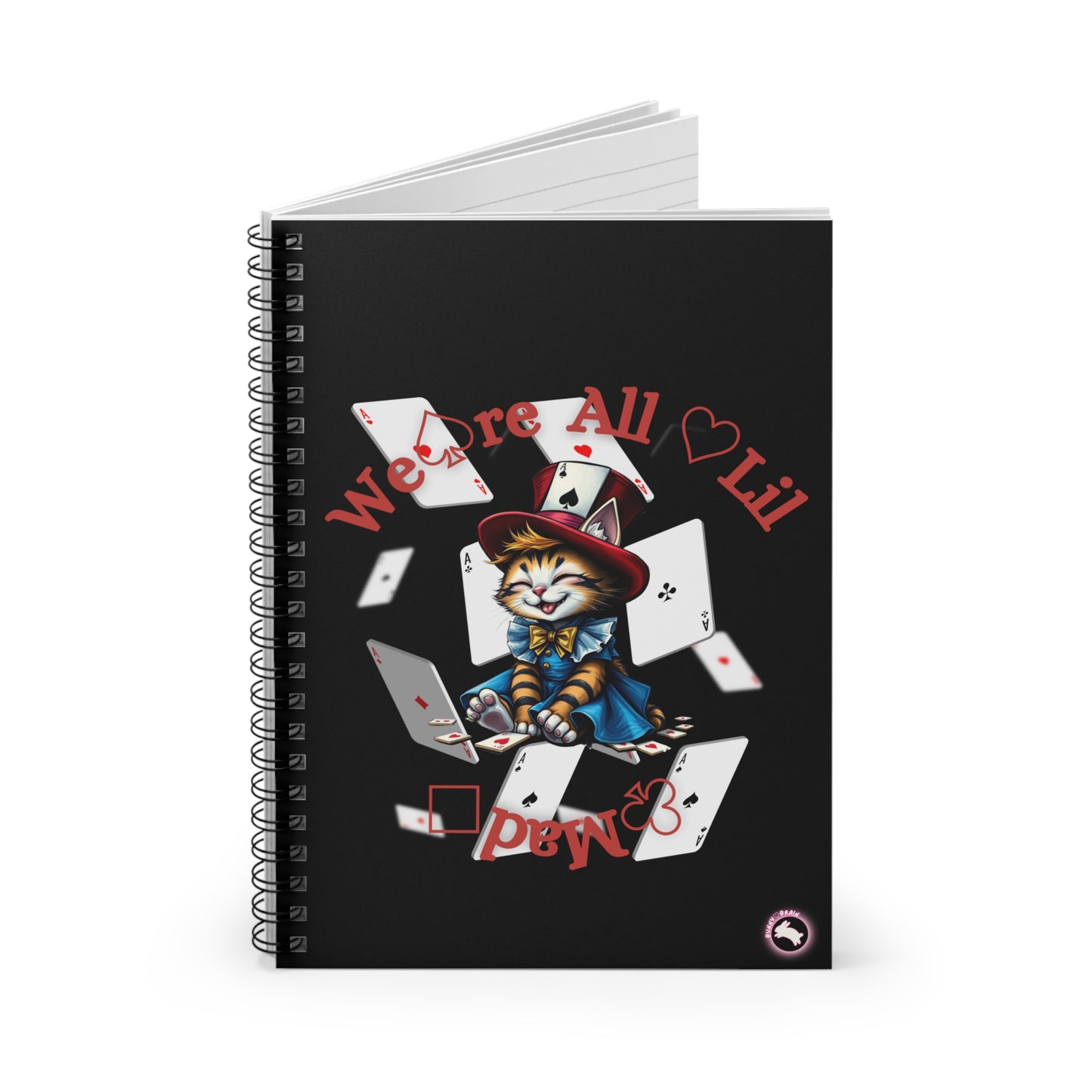 We're All Alil Mad Spiral Notebook