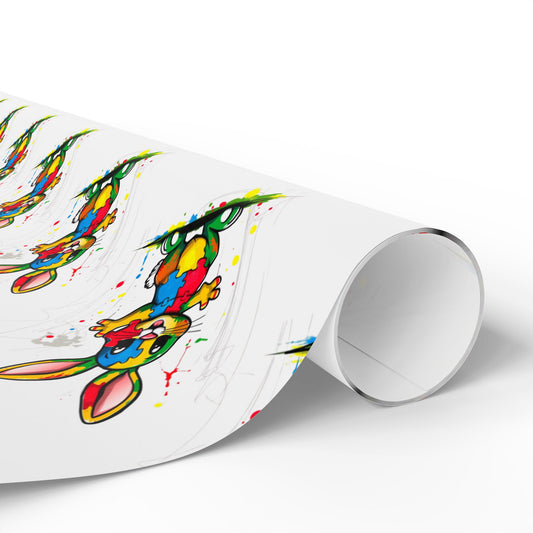 Autism Awareness Bunny Wrapping Paper