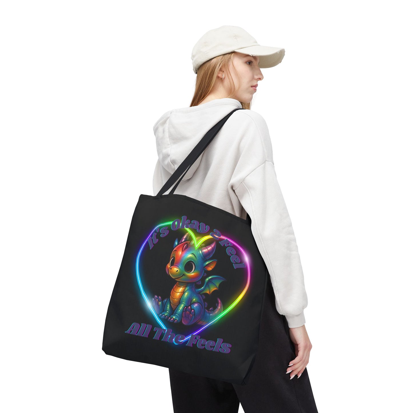 Rainbow Dragon Tote Bag Feel All Feels