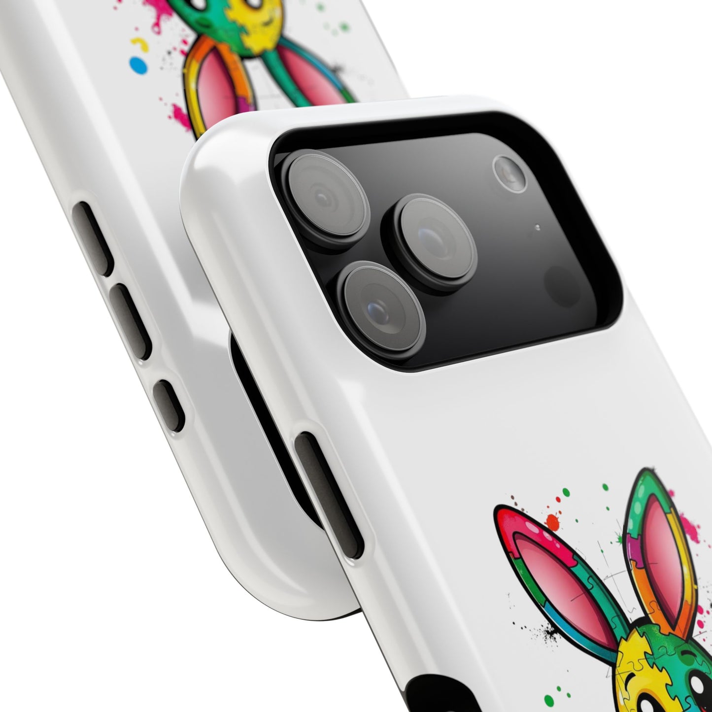 Phone Case - Autism Awareness Bunny Impact-Resistant Cover