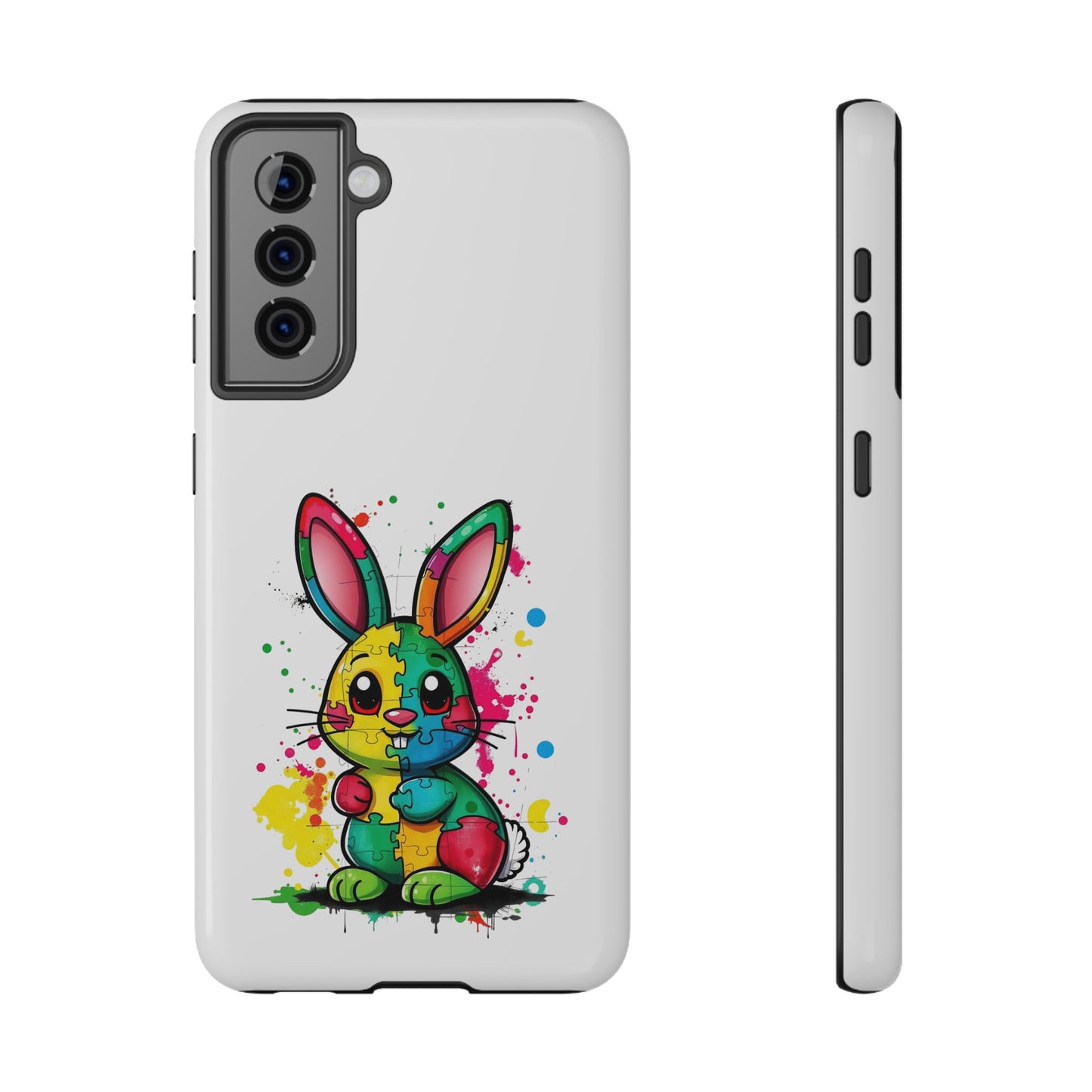 Phone Case - Autism Awareness Bunny Impact-Resistant Cover