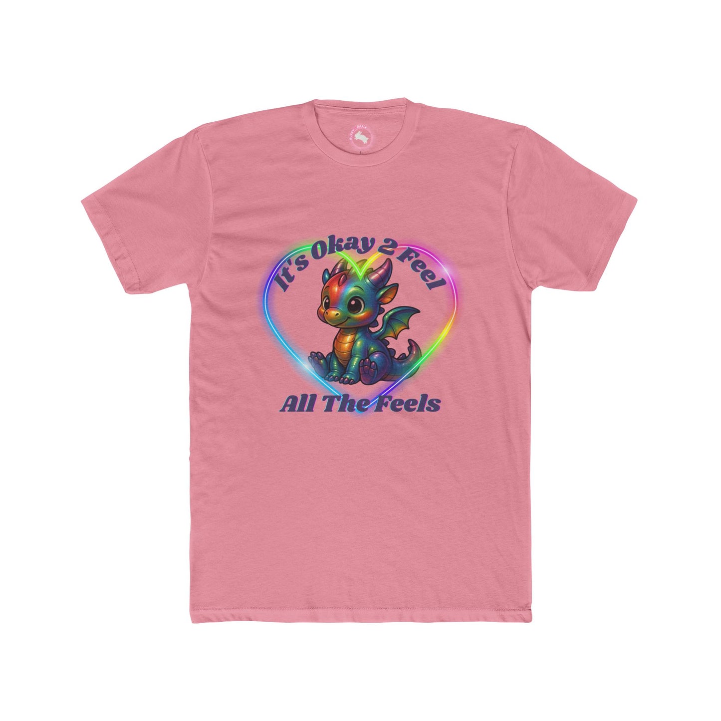 Rainbow Dragon Feelings Tee - Emotional Support Shirt