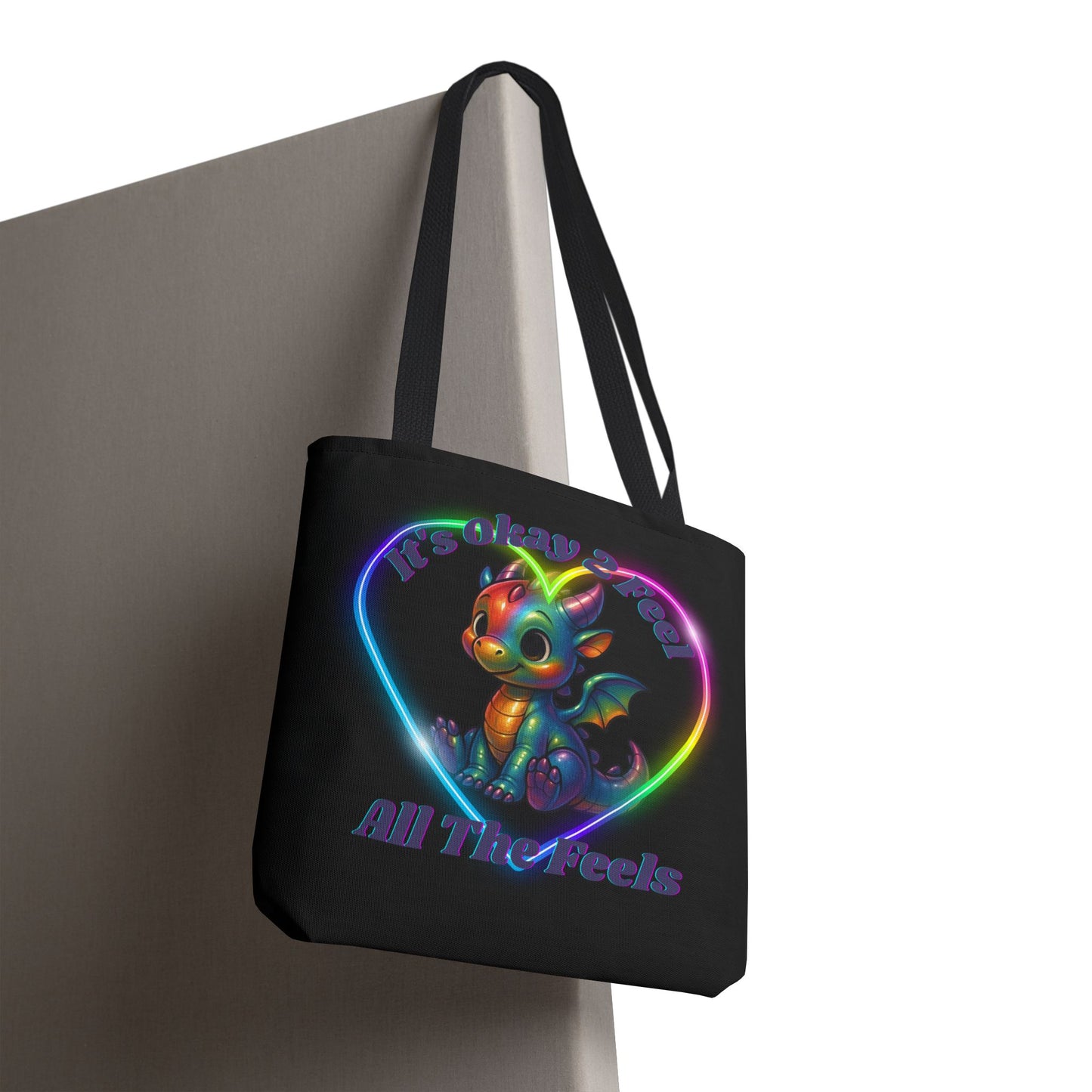 Rainbow Dragon Tote Bag Feel All Feels