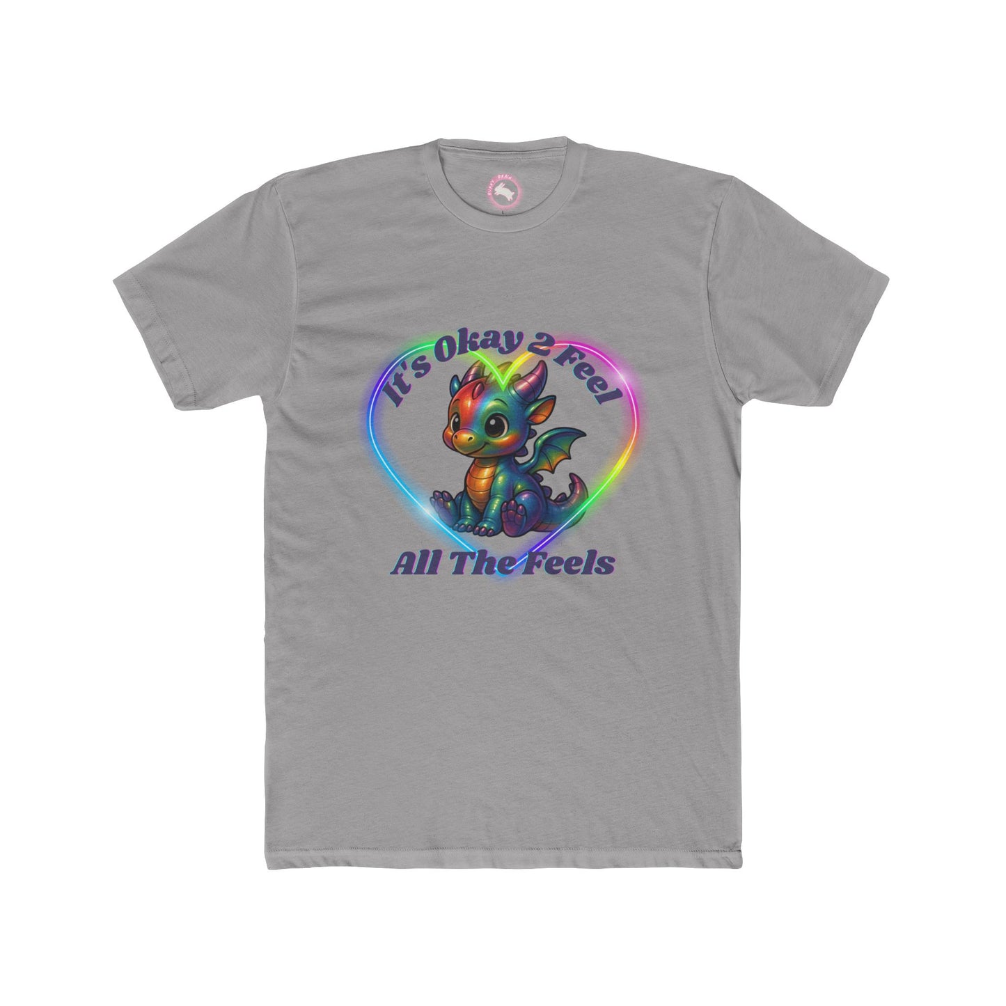 Rainbow Dragon Feelings Tee - Emotional Support Shirt