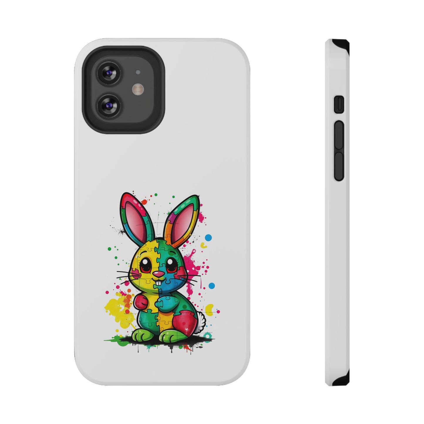 Phone Case - Autism Awareness Bunny Impact-Resistant Cover
