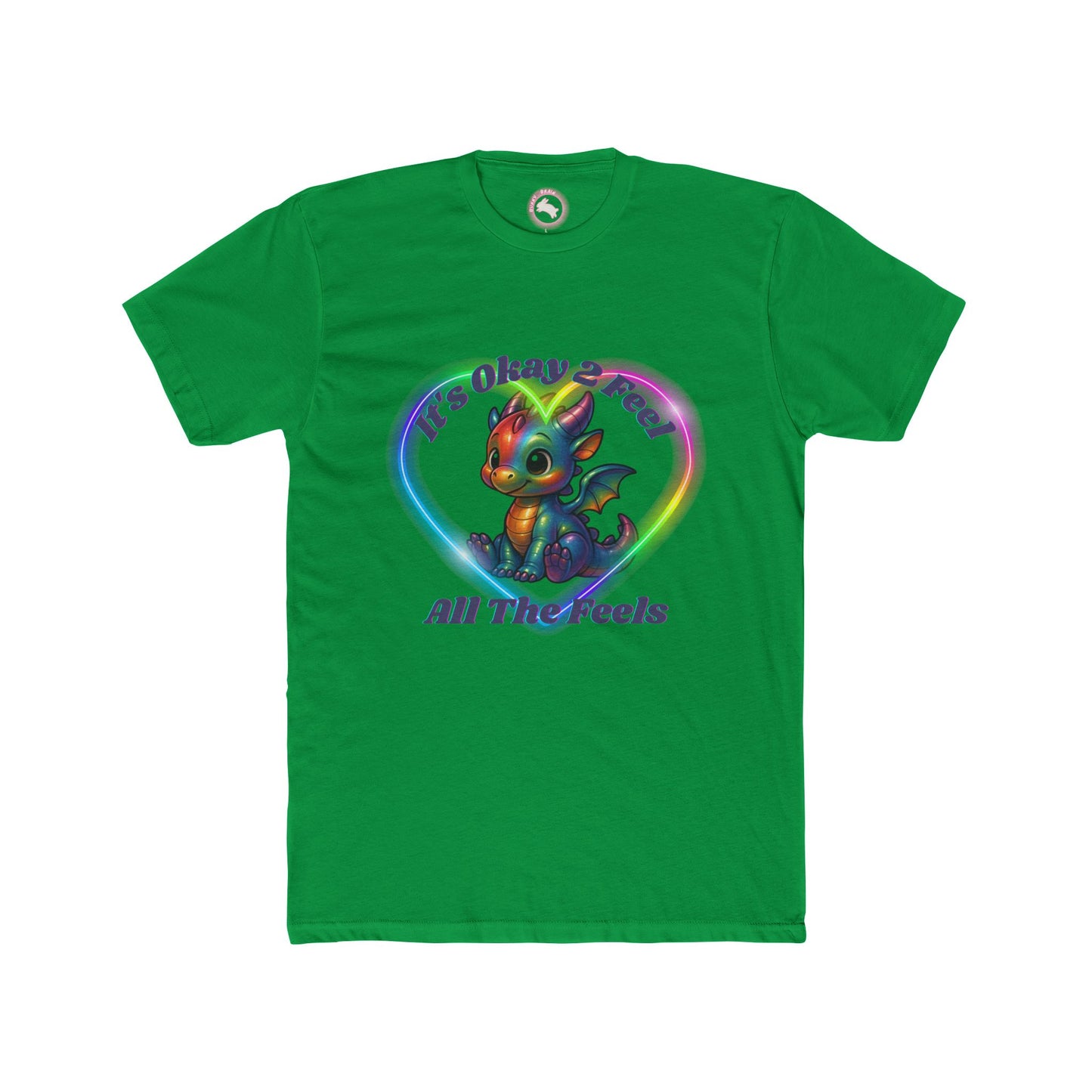Rainbow Dragon Feelings Tee - Emotional Support Shirt