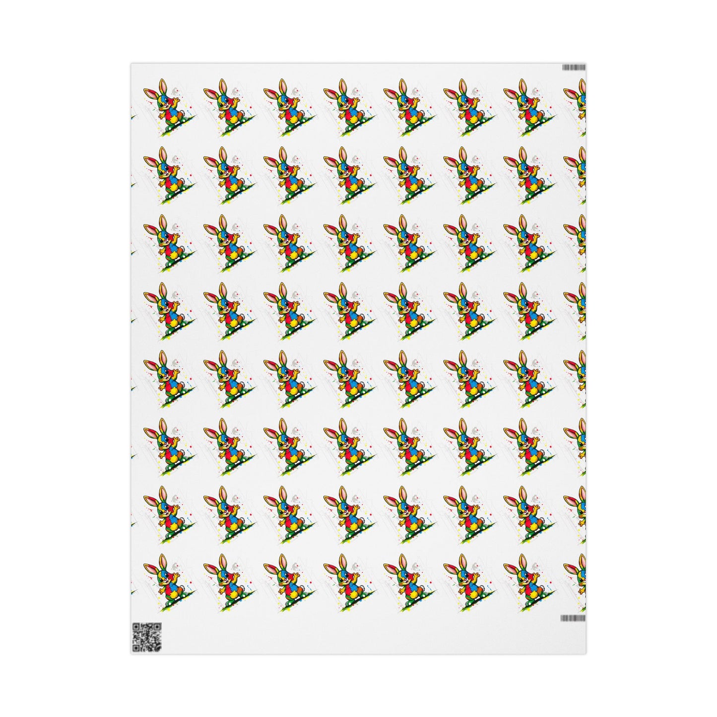 Autism Awareness Bunny Wrapping Paper